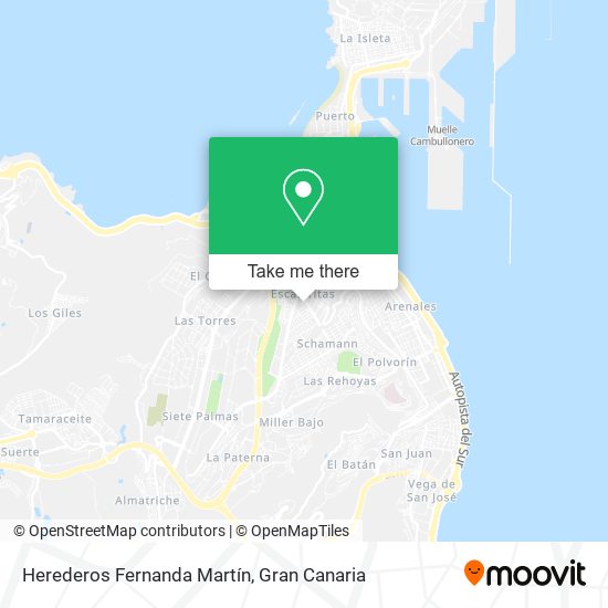 Herederos Fernanda Martín map