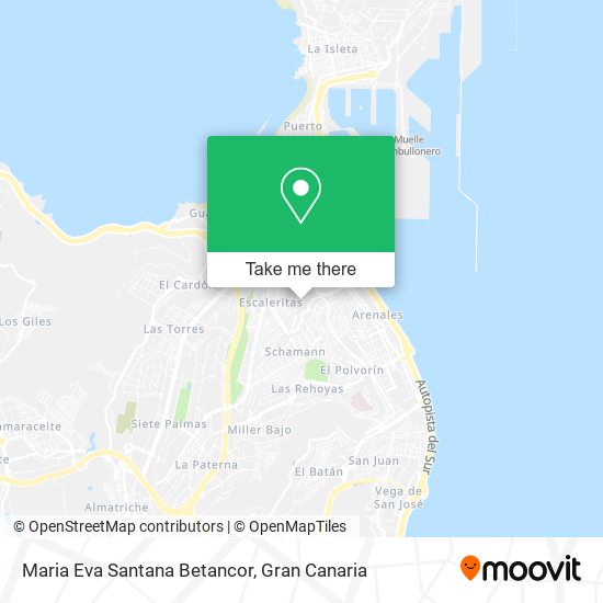 Maria Eva Santana Betancor map