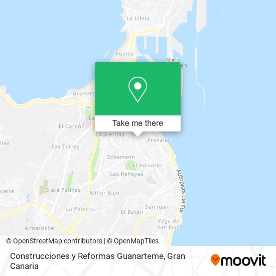 Construcciones y Reformas Guanarteme map