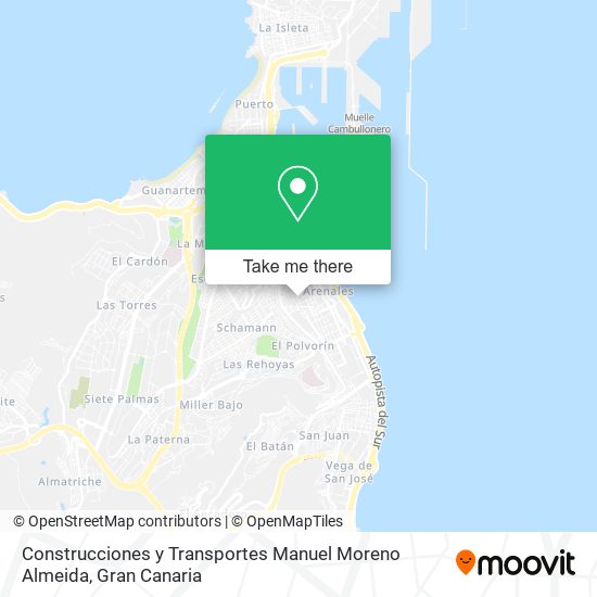 Construcciones y Transportes Manuel Moreno Almeida map