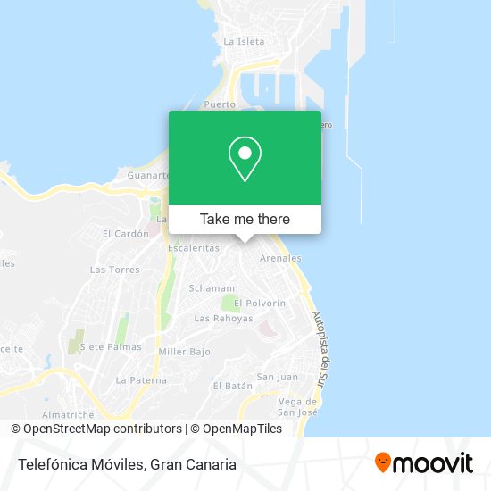 Telefónica Móviles map