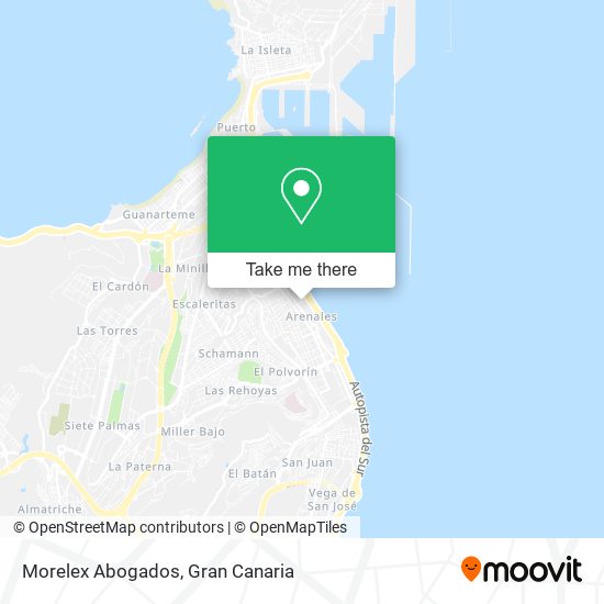 Morelex Abogados map