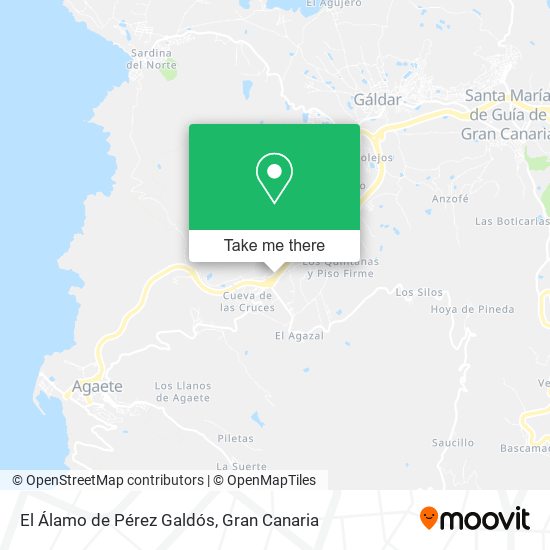 El Álamo de Pérez Galdós map