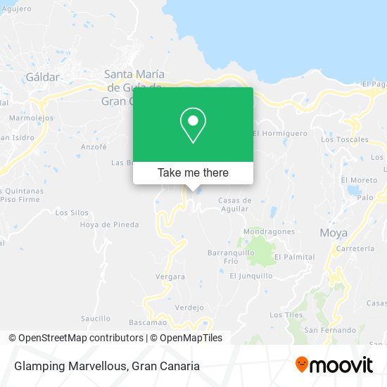 Glamping Marvellous map