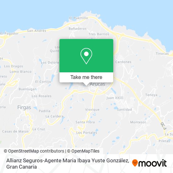 Allianz Seguros-Agente Maria Ibaya Yuste González map