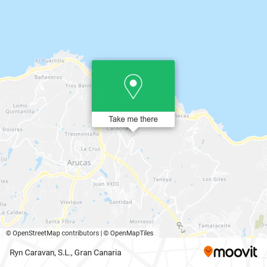 Ryn Caravan, S.L. map