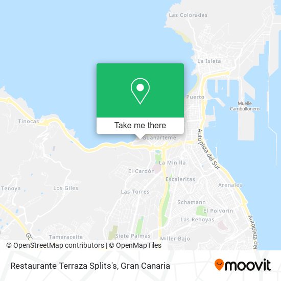 Restaurante Terraza Splits's map