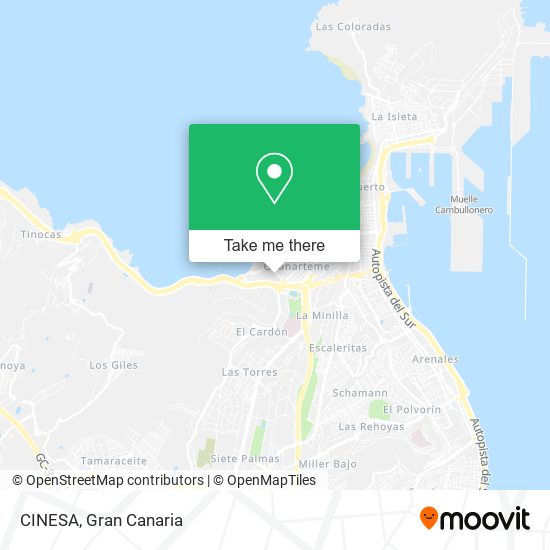 CINESA map