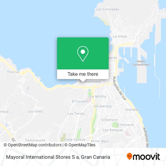 mapa Mayoral International Stores S a