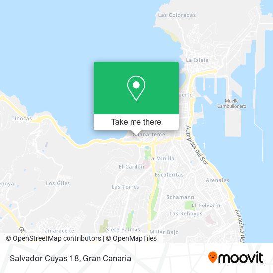 Salvador Cuyas 18 map