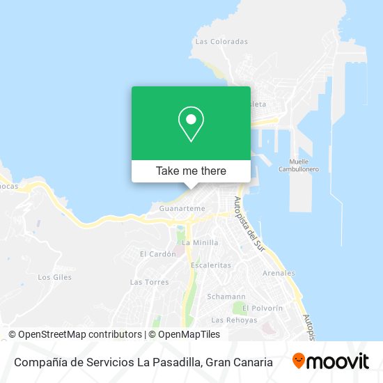Compañía de Servicios La Pasadilla map