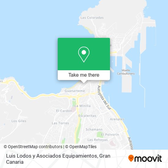 Luis Lodos y Asociados Equipamientos map