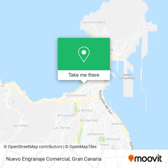 Nuevo Engranaje Comercial map