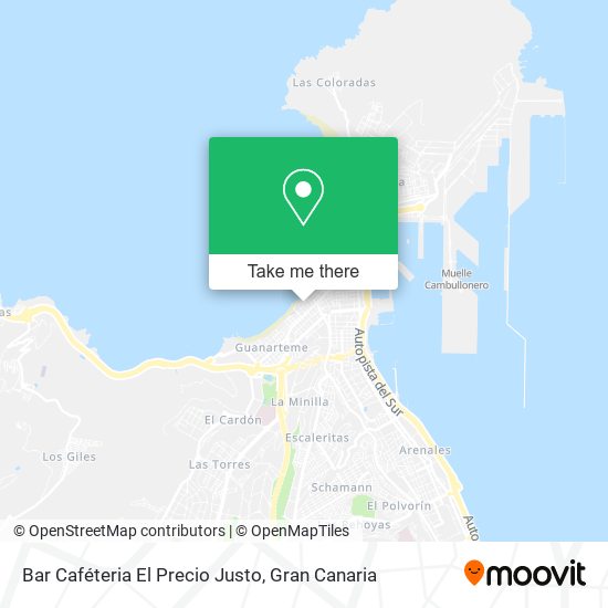 Bar Caféteria El Precio Justo map