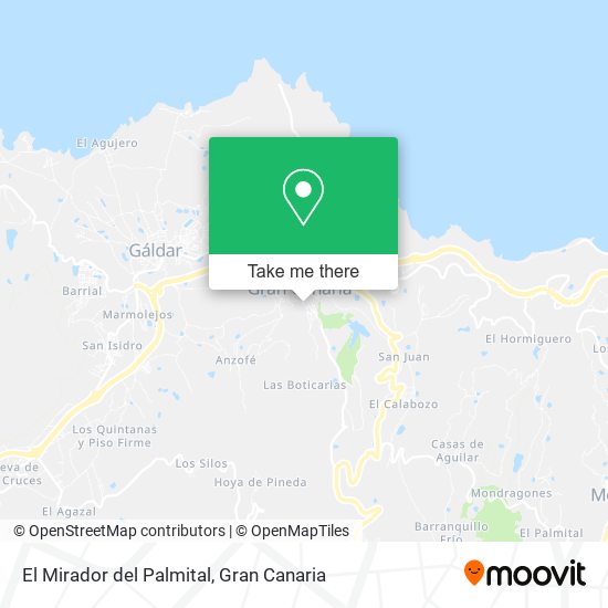 El Mirador del Palmital map