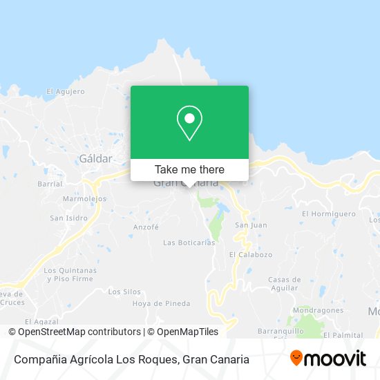 Compañia Agrícola Los Roques map