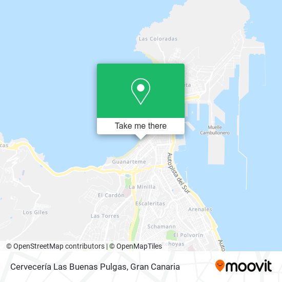 Cervecería Las Buenas Pulgas map