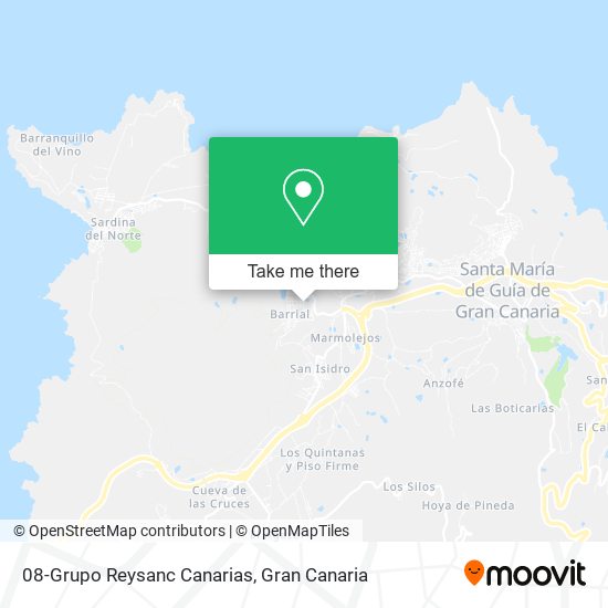 08-Grupo Reysanc Canarias map