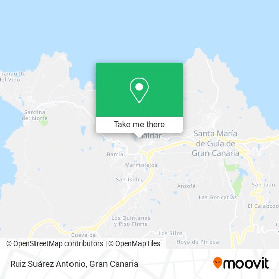 Ruiz Suárez Antonio map
