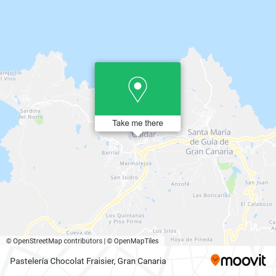 Pastelería Chocolat Fraisier map