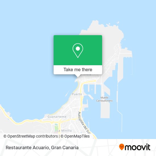 mapa Restaurante Acuario
