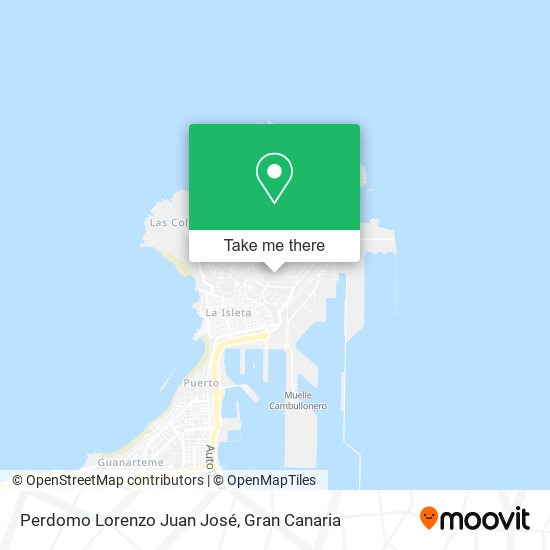 Perdomo Lorenzo Juan José map