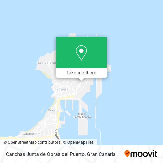 Canchas Junta de Obras del Puerto map