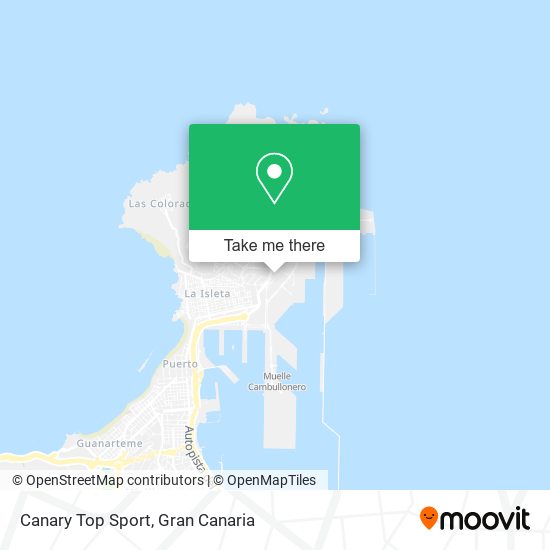 mapa Canary Top Sport