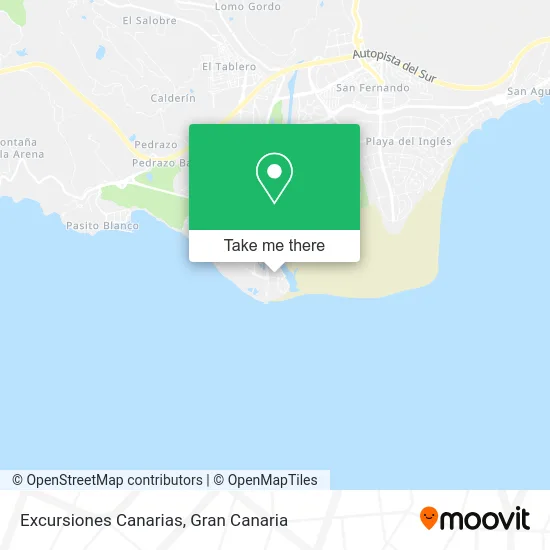 Excursiones Canarias map