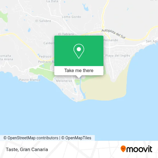 Taste map
