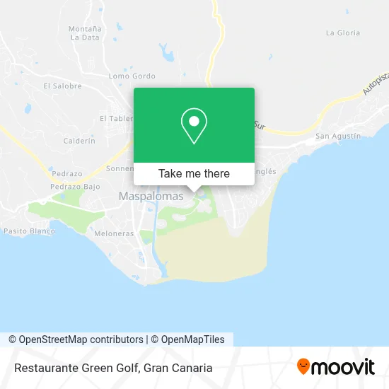 Restaurante Green Golf map
