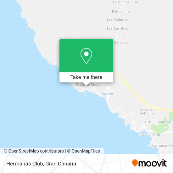 Hermanas Club map
