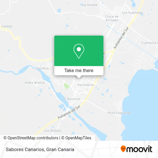 Sabores Canarios map