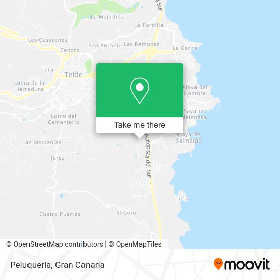 mapa Peluquería