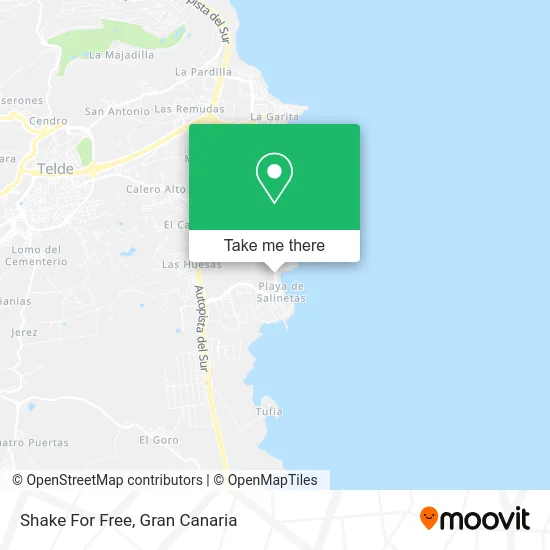 Shake For Free map