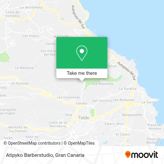 Atipyko Barberstudio map