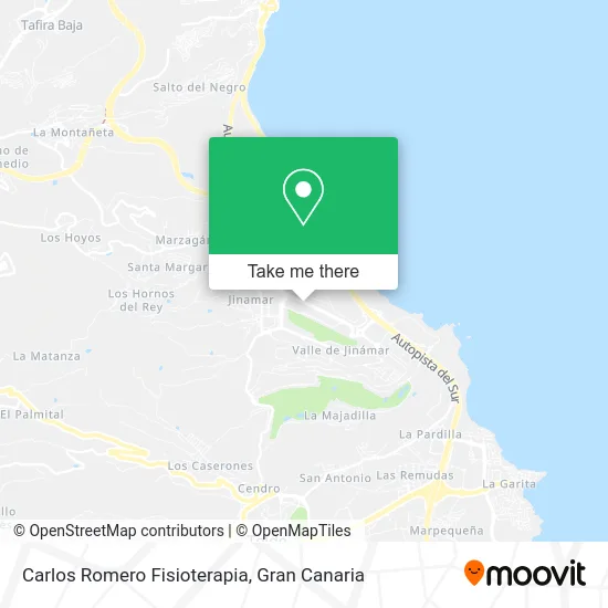 Carlos Romero Fisioterapia map