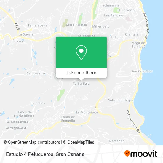 Estudio 4 Peluqueros map