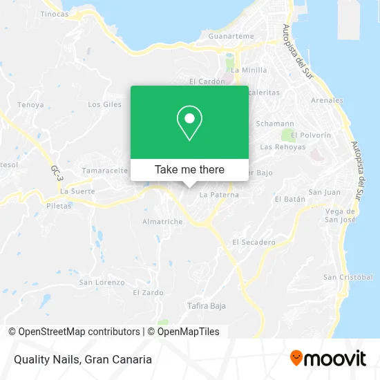 Quality Nails map