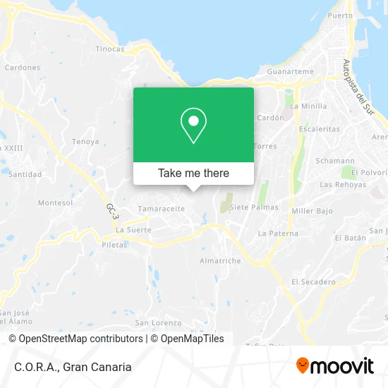 mapa C.O.R.A.