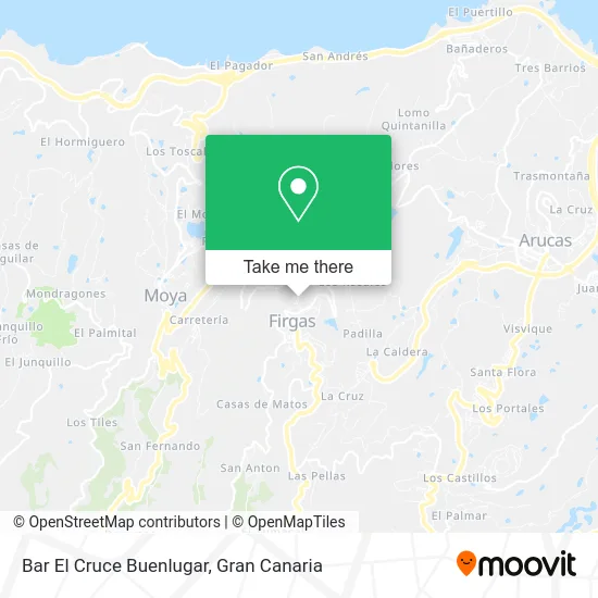 Bar El Cruce Buenlugar map