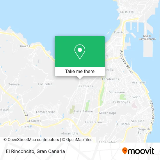 El Rinconcito map
