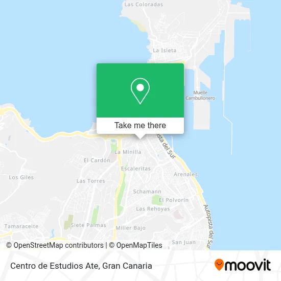 Centro de Estudios Ate map