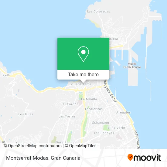 Montserrat Modas map