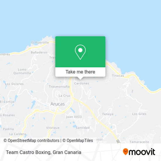 Team Castro Boxing map