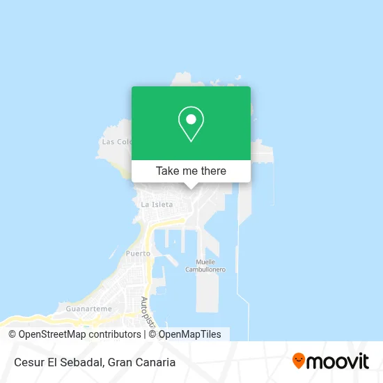 Cesur El Sebadal map