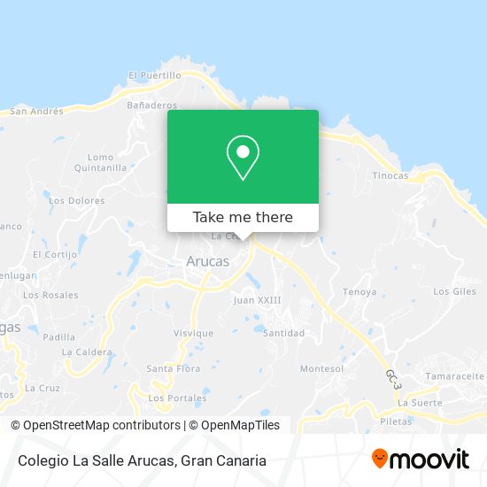 Colegio La Salle Arucas map