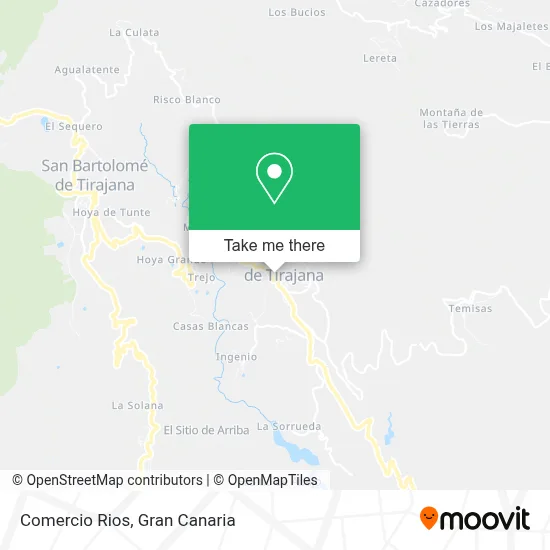 Comercio Rios map