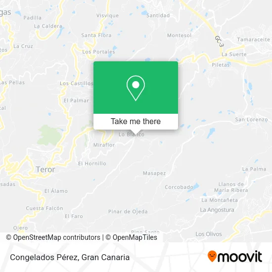 Congelados Pérez map
