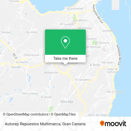 mapa Autorep Repuestos Multimarca